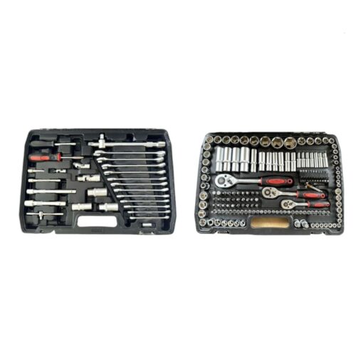 Mallette à outils 216P Kraft Royal avec 3 cliquet et clés  8-22 – Image 3