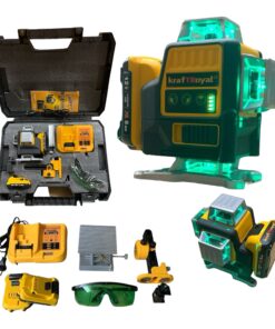 Alternative view of NIVEAU LASER 4D avec 16 lignes (quatre points) 360° auto nivelant, avec laser vert Kraft Royal