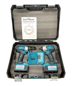 Alternative view of Visseuse Perceuse à percussion + Visseuse Clé à chocs sans fil  Kraft Royal 36V Chargeur et 2 Batteries