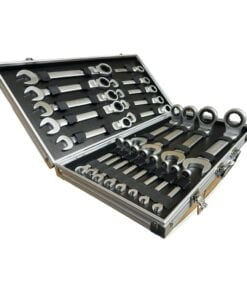 Jeu de 22 clés à cliquet articulées 6-32 mm en acier chrome-vanadium Kraft Royal