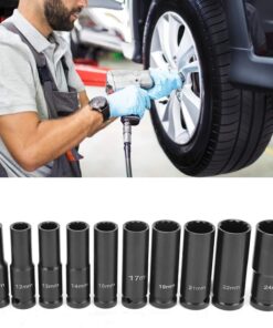 Alternative view of Coffret douilles a choc longues 10 Pièces. 1/2" 10-24 mm