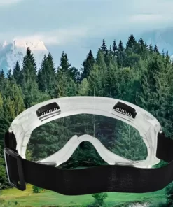 Alternative view of Lunettes de sécurité anti-éclaboussure et anti-poussière, verres transparents, lunettes de travail et de laboratoire, protection des yeux