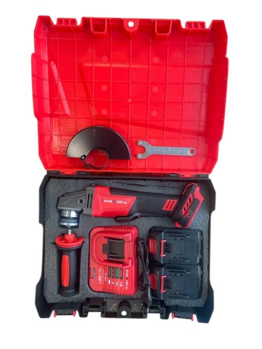 Meuleuse d’angle sans fil Kraft Royal 36V avec 2 Batteries et Charegeur – Image 4