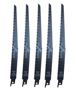 Lames de Scie Sabre 5-piece pour Bois HCS 6TPI