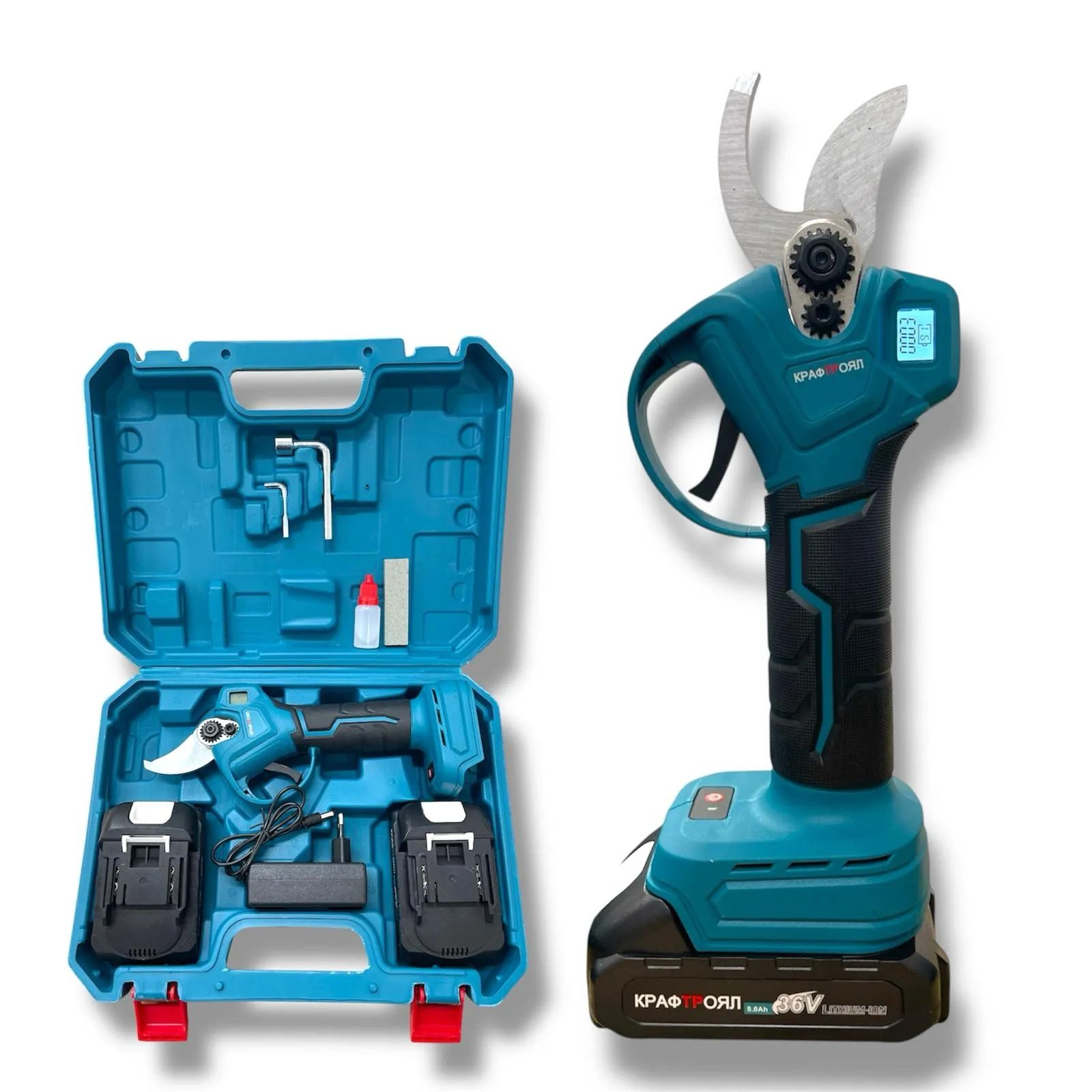 Sécateur électrique Sans Fil 36V Secateur Electrique Professionnel 33 mm Sécateur à Batterie