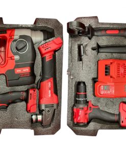 Alternative view of Pack 4 Outils Meuleuse d’angle + Perforateur + Boulonneuse + Visseuse Perceuse Sans Fil 36V Kraft Royal